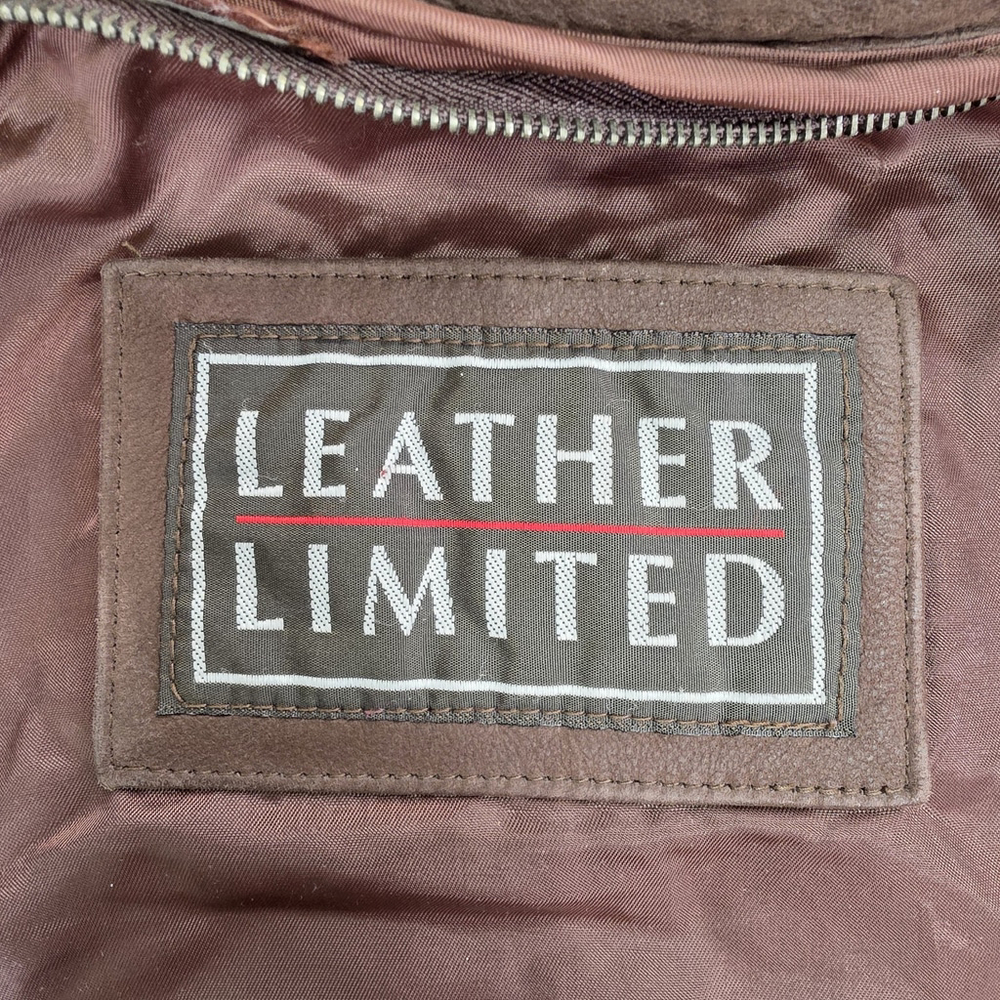 Americana Workwear Leather Limited Leather Jacket Men’s LT Brown Tall - Picture 6 of 11